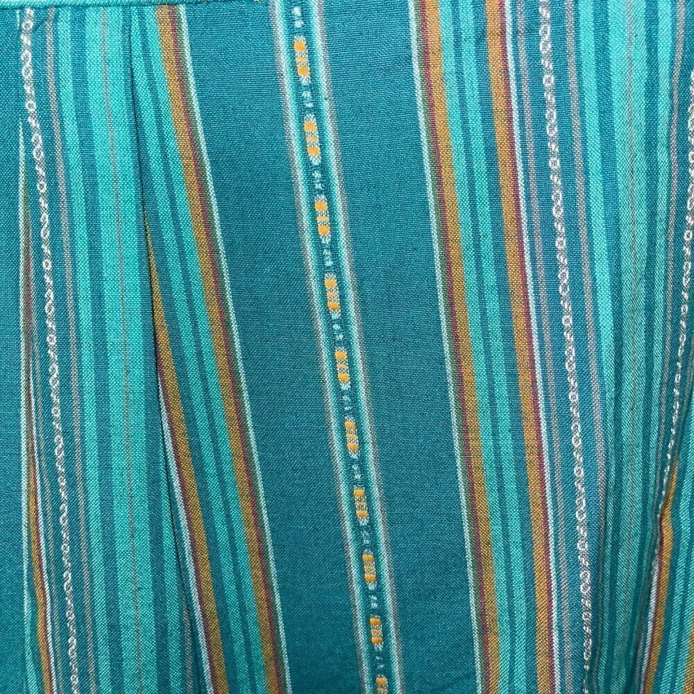 F*cking Awesome Mens Shirt Green Size 2X Striped Button Down Long Sleeve New - Picture 12 of 14